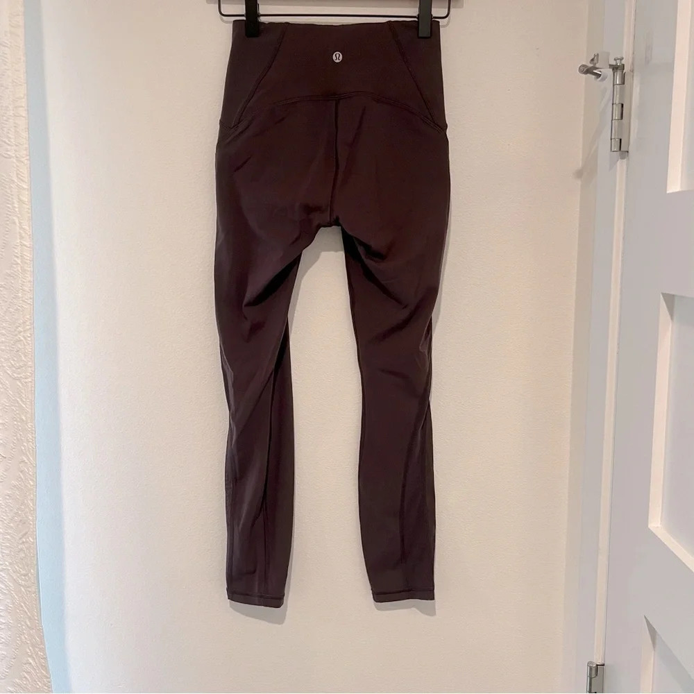 Lululemon Maroon/Light Purple Leggings - Picture 2 of 6